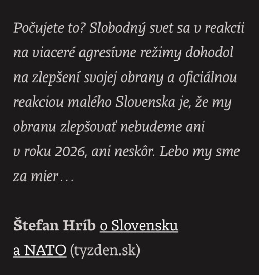 Slovensko za mier